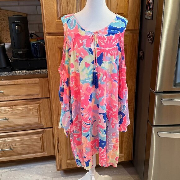 Lilly Pulitzer Dresses & Skirts - Lilly Pulitzer Benicia Tunic Dress XL Play Hermosa Print‎ NWT